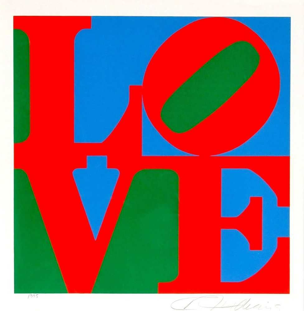 Robert Indiana, ‘The American Dream: LOVE’, 1997, Print, Silkscreen, MFA Contemporary Atelier, Numbered