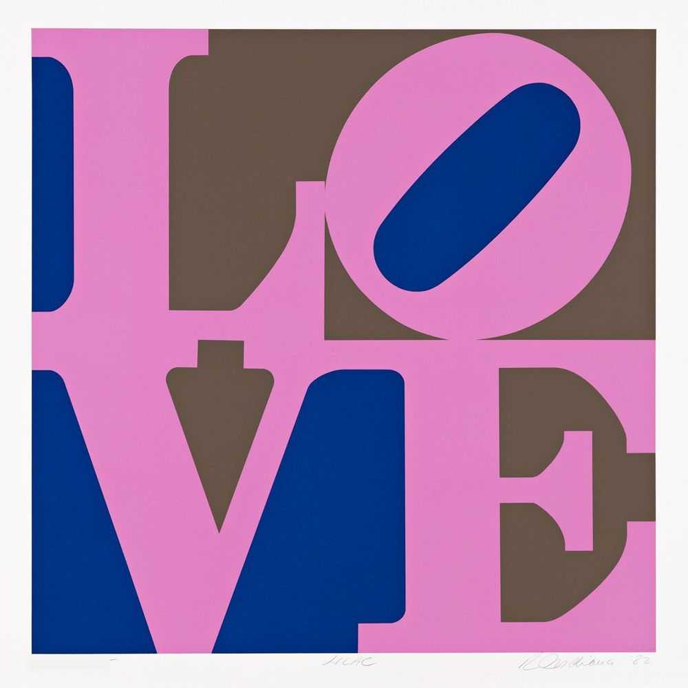 Robert Indiana, ‘The Garden of Love: Lilac’, 1982, Print, Serigraph on Fabriano Paper, Prestige Art, Numbered, Dated