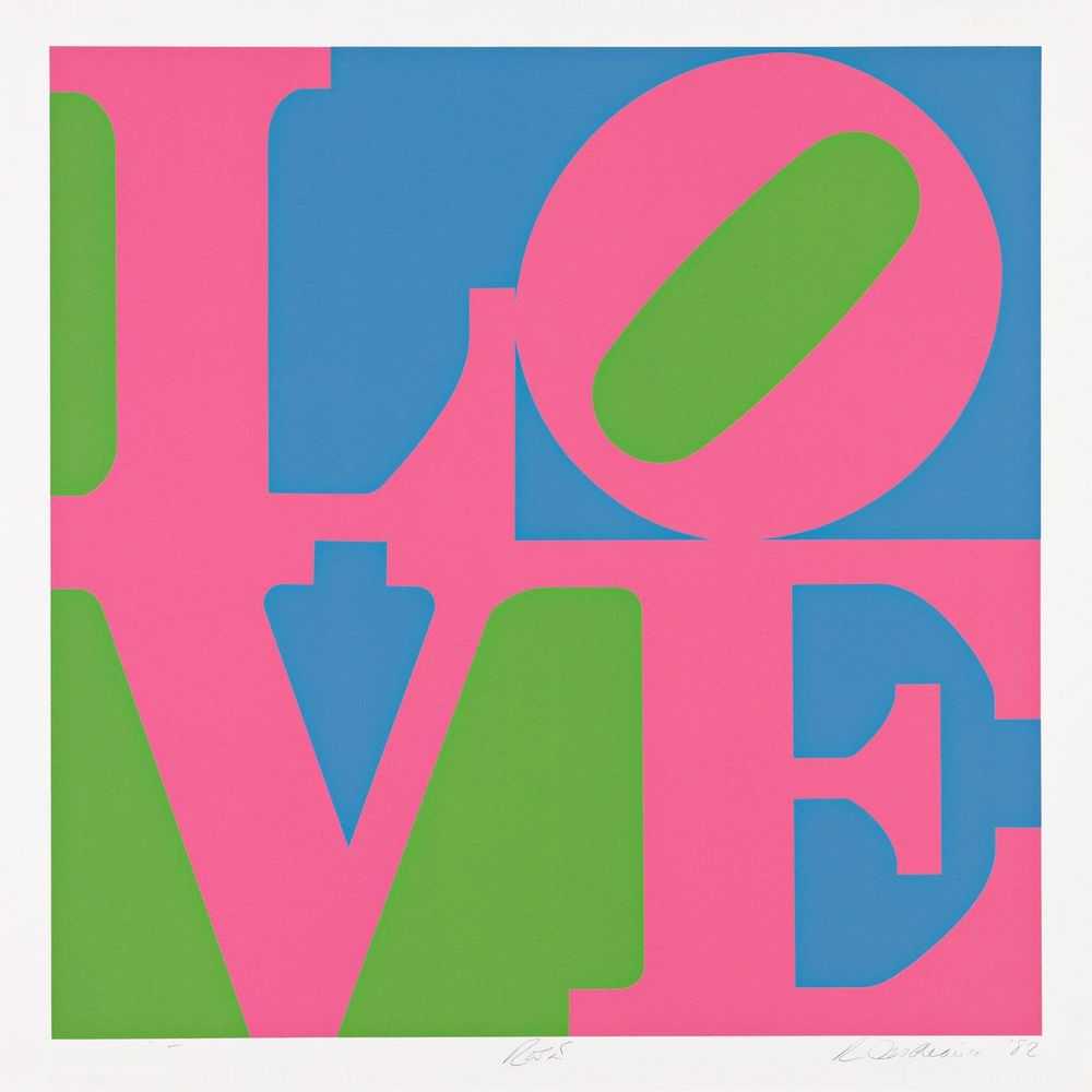 Robert Indiana, ‘The Garden of Love: Rose’, 1982, Print, Serigraph on Fabriano Paper, Prestige Art, Numbered, Dated