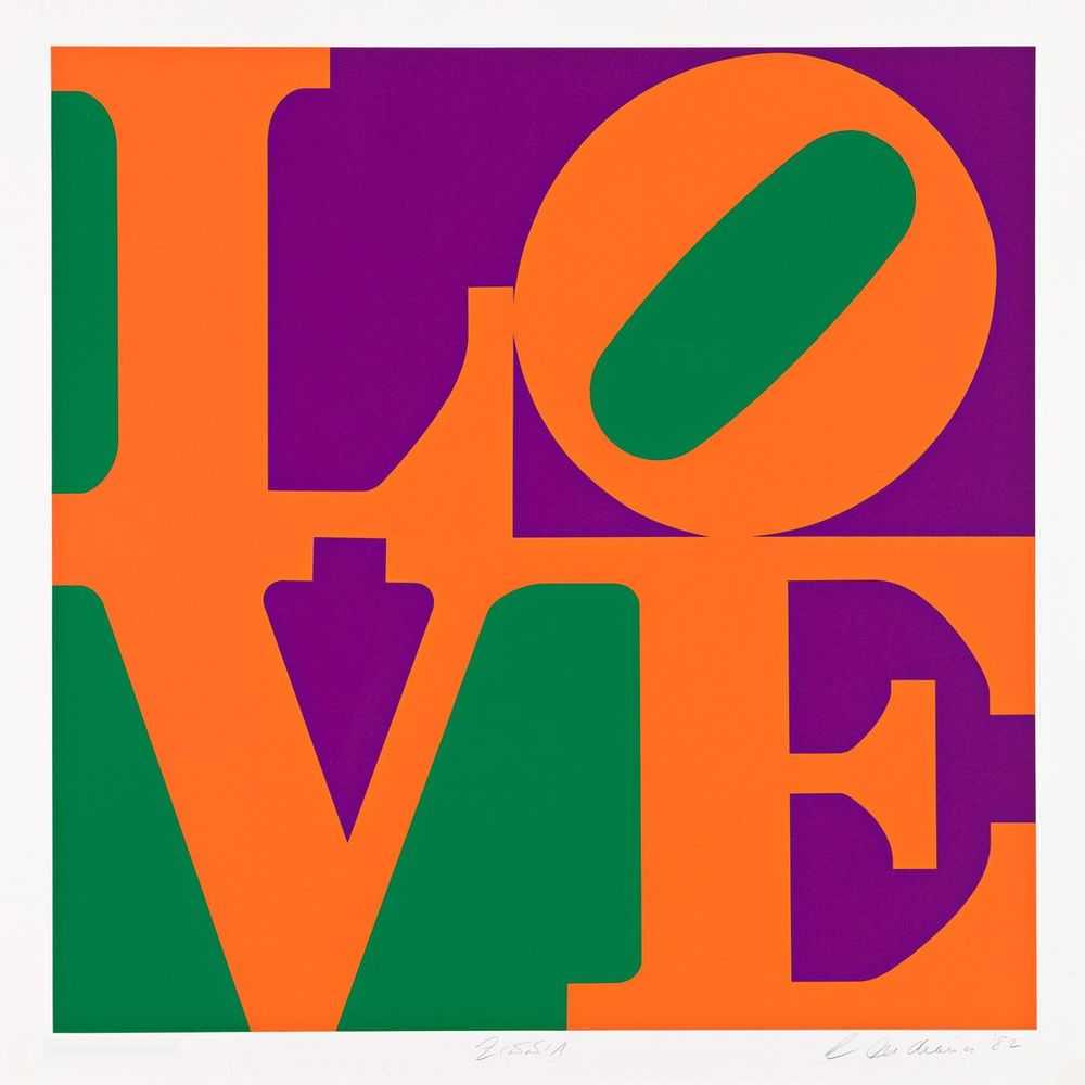 Robert Indiana, ‘The Garden of Love: Zinnia’, 1982, Print, Serigraph on Fabriano Paper, Prestige Art, Numbered, Dated
