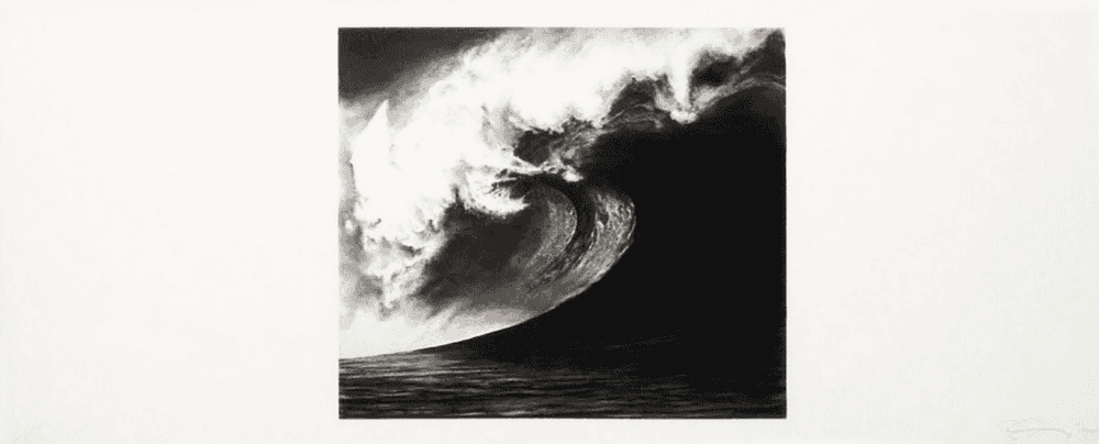 Robert Longo, ‘Wave #8’, 2000, Print, Lithograph on paper, null, Numbered