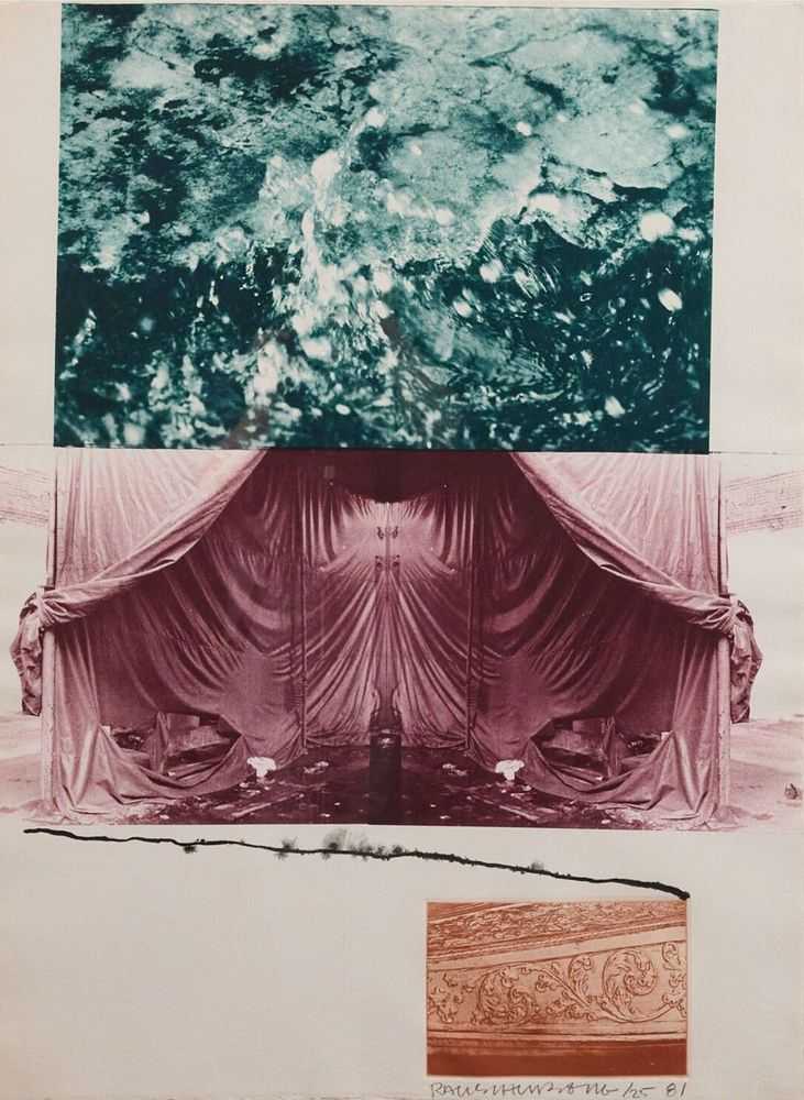 Robert Rauschenberg, ‘Aquafix’, 1981, Print, Color photolithograph and photoetching from three stones and one zinc plate on white wove paper, null, Numbered, Dated