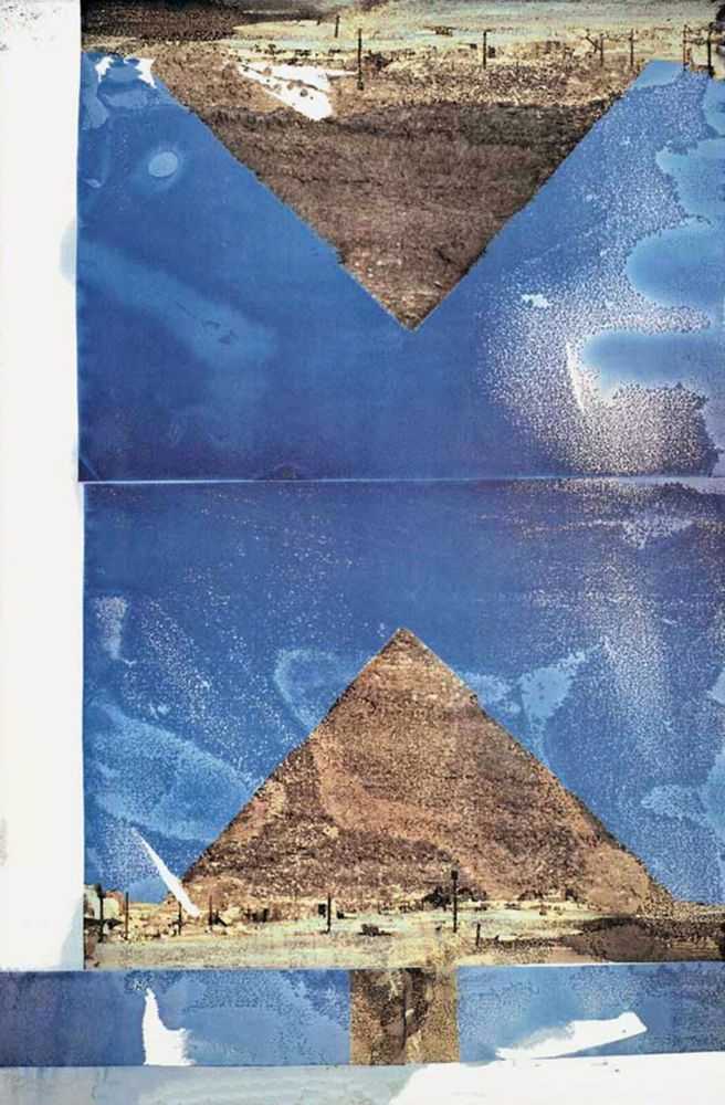 Robert Rauschenberg, ‘Architecture’, 1994, Print, Lithograph with vegetable dye water transfer on Arches Infinity paper, null, Numbered, Dated