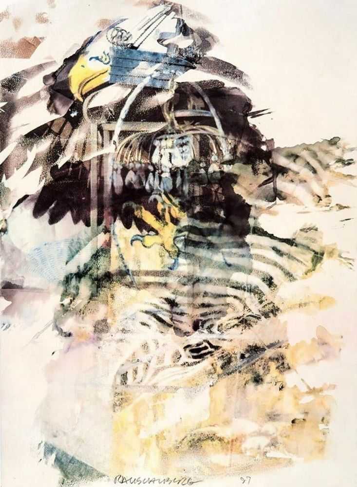 Robert Rauschenberg, ‘Caucus’, 1997, Print, Offset color lithograph on white wove paper, null, Numbered