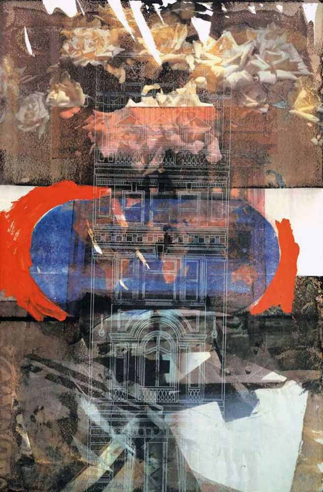Robert Rauschenberg, ‘Happiness’, 1994, Print, Lithograph with vegetable dye water transfer on Arches Infinity paper, null, Numbered, Dated