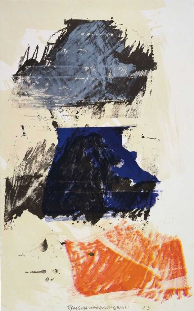 Robert Rauschenberg, ‘Lion Rhyme’, 1993, Print, 6 color lithograph, Gemini G.E.L., 