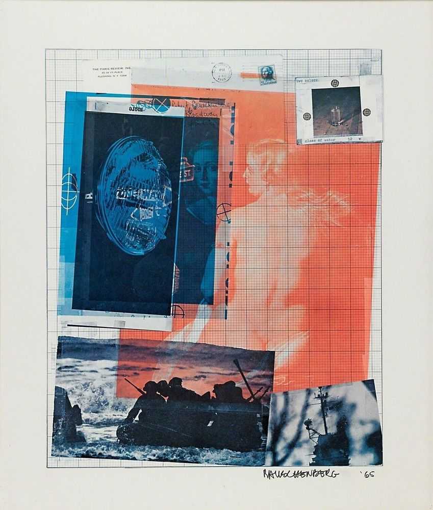 Robert Rauschenberg, ‘Paris Review Poster’, 1965, Print, Offset lithograph in colors, null, Numbered, Dated
