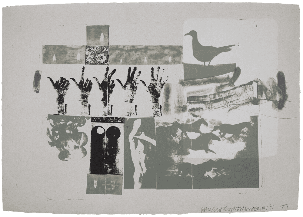 Robert Rauschenberg, ‘Romances (Prophecy)’, 1977, Print, 4-color screenprint, Gemini G.E.L. LLC, Numbered, Dated