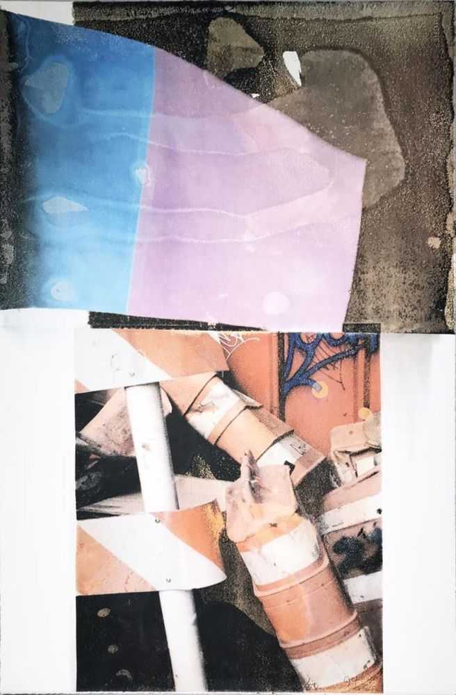 Robert Rauschenberg, ‘Tribute 21 Art’, 1994, Print, Lithograph with vegetable dye water transfer on Arches Infinity paper, null, Numbered, Dated