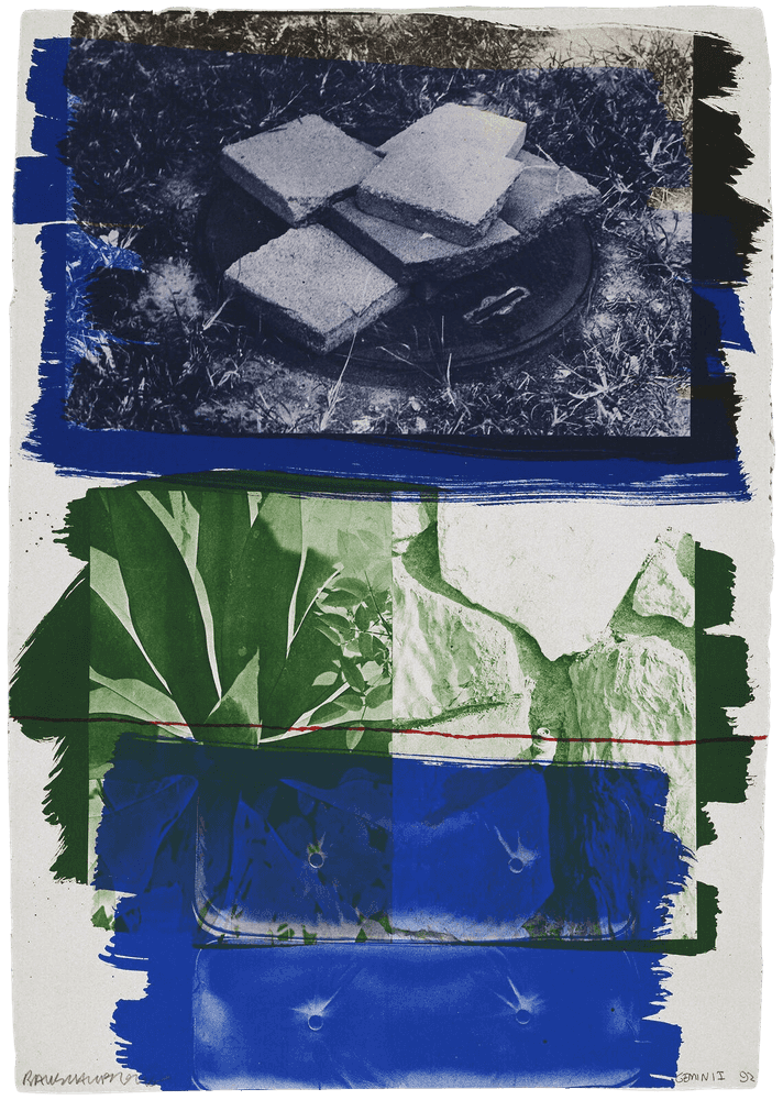 Robert Rauschenberg, ‘Viaduct’, 1991, Print, 5-color lithograph, Gemini G.E.L., Dated