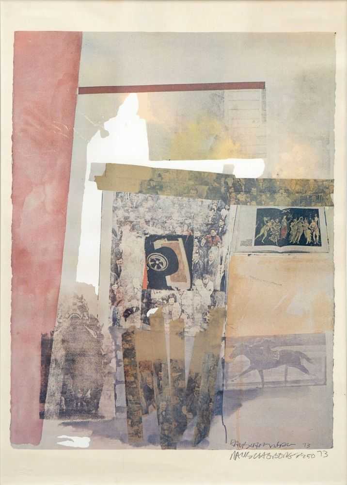 Robert Rauschenberg, ‘Watermark’, 1973, Print, Seven color silkscreen and photo-lithograph on paper, Brooke Alexander Inc., New York. Printer: Styria Studio, New York, Numbered, Dated
