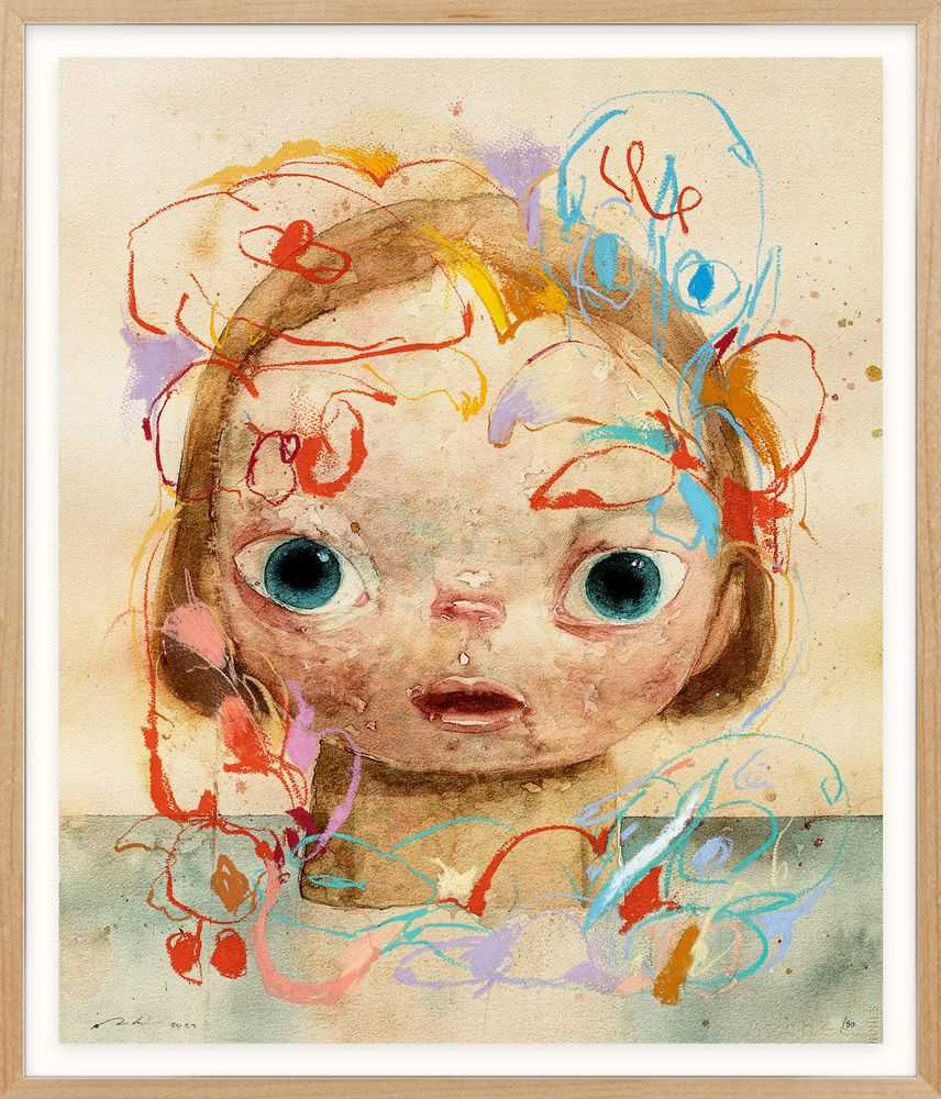Roby Dwi Antono, ‘HAYU (Framed)’, 11-01-2023, Print, 26-colour silkscreen printed on 300gsm Somerset Rough Textured paper, uniquely hand-finished by the artist with oil stick, Avant Arte, Numbered, Handfinished, Framed