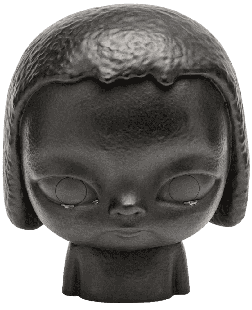 Roby Dwi Antono, ‘Kira (Sculpture) (Black)’, 2021, Sculpture, Bronze sculpture with a black patina finish and crystal resin tears, Avant Arte, Numbered