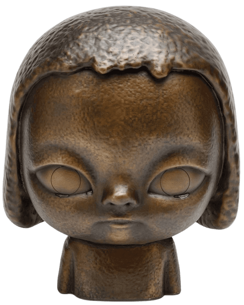 Roby Dwi Antono, ‘Kira (Sculpture) (Burnished Gold)’, 2021, Sculpture, Bronze sculpture with a burnished gold finish and crystal resin tears, Avant Arte, Numbered