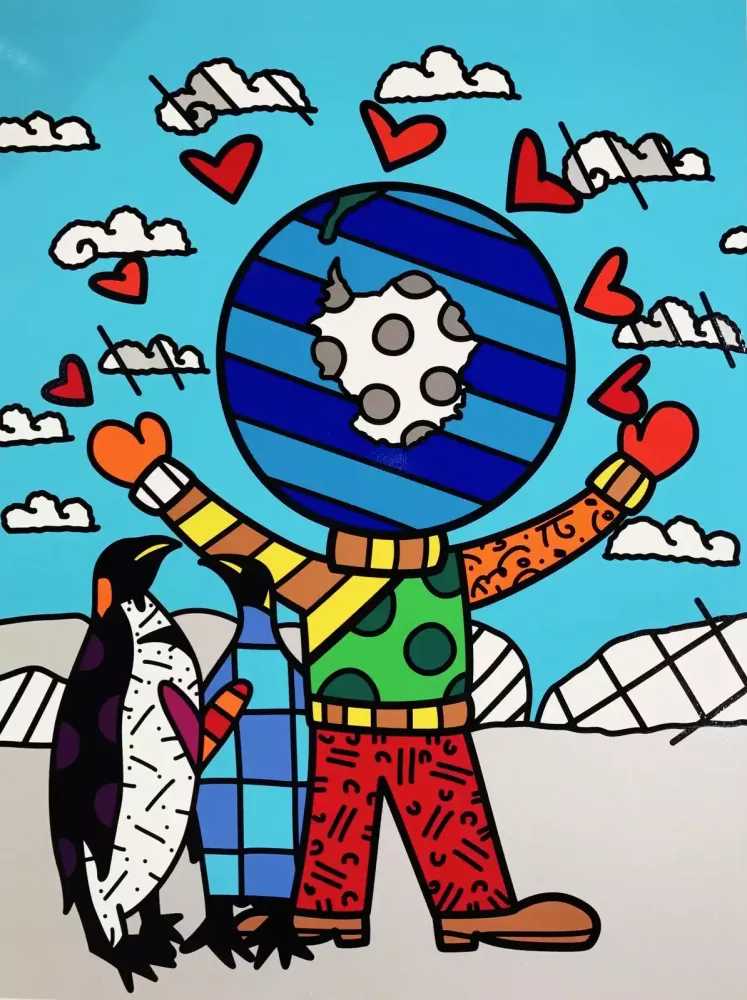 Romero Britto, ‘Antarctica’, 2015, Print, Serigraph, null, 