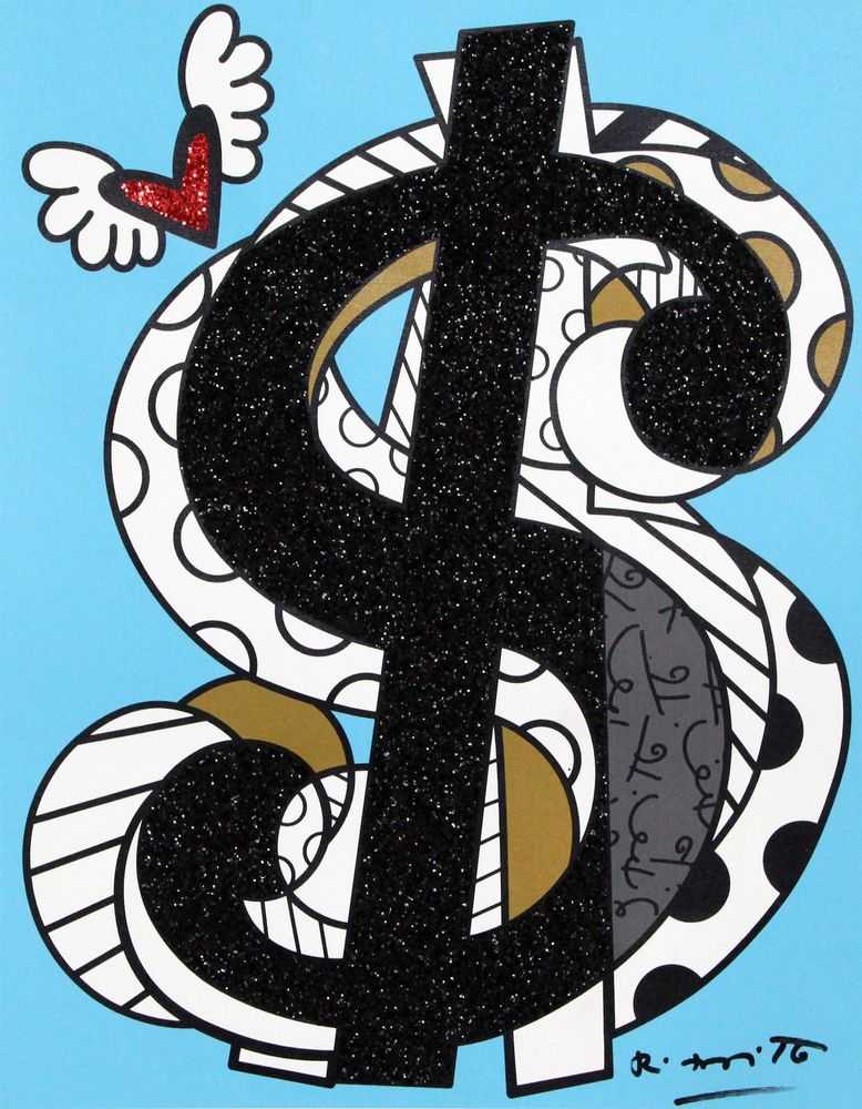 Romero Britto, ‘Rules (C.R.E.A.M. Series)’, 2019, Print, Digital print on canvas with BRITTO®️ Diamond Dust hand embellishments, BRITTO®️ Studios, Handfinished