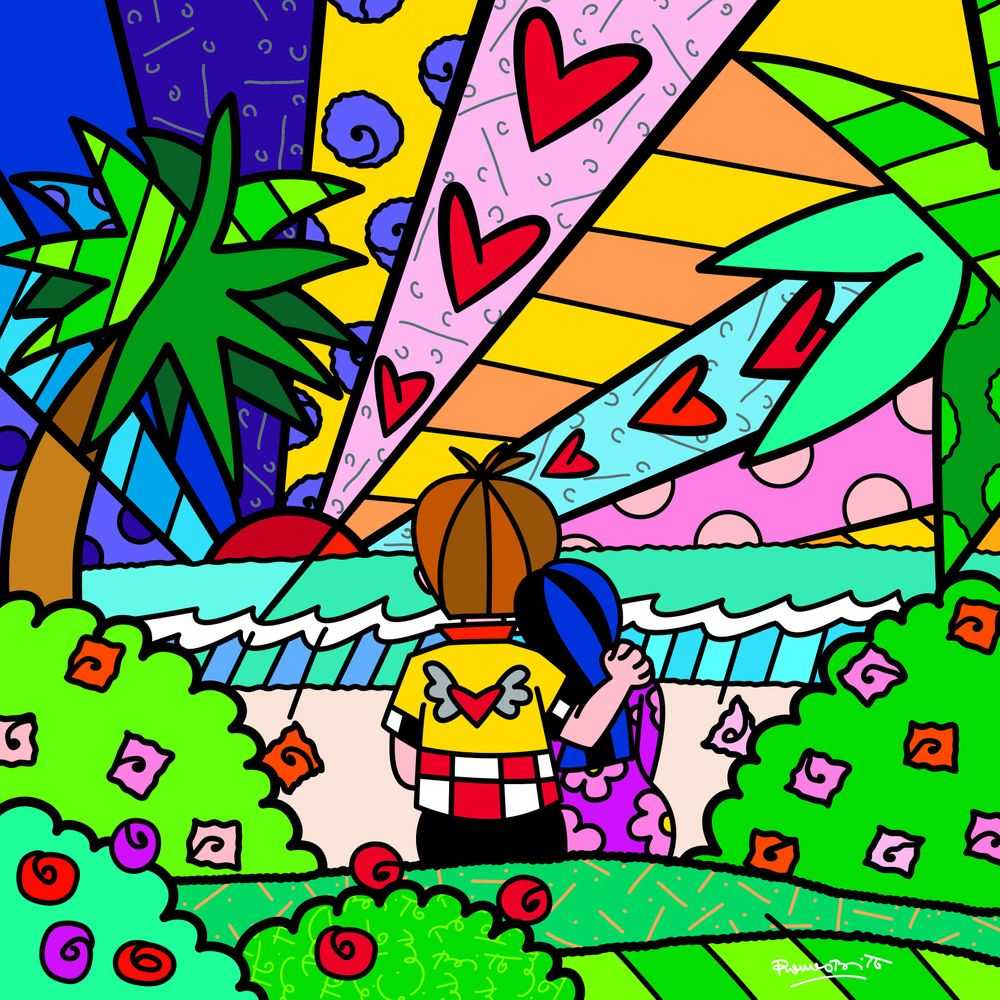 Romero Britto, ‘Tomorrow’, 2022, Print, Digital print on canvas with BRITTO®️ Diamond Dust hand embellishments, BRITTO®️ Studios, Handfinished