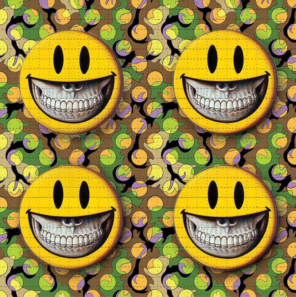 Ron English, ‘Grin’, 19-04-2019, Print, Archival Pigment Print on Perforated Blotter Paper, 1xRUN, Numbered