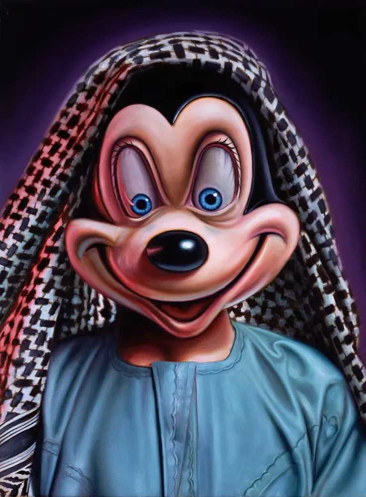 Ron English, ‘Muslim Mickey’, 02-05-2008, Print, Offset lithograph on Somerset White Satin paper, Elms Lesters, Numbered