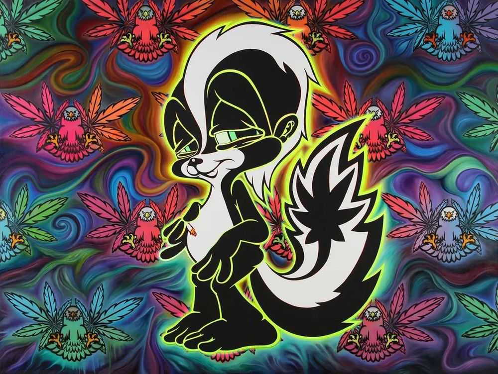 Ron English, ‘Punk Skunk’, 08-12-2017, Print, Pigment print on Museo Portfolio Rag 100% cotton paper, Corey Helford Gallery, Numbered