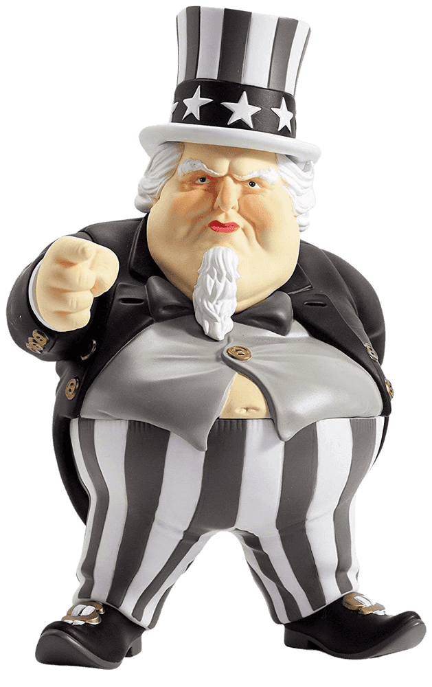 Ron English, ‘Uncle Scam (Black)’, 15-04-2016, Collectible, Vinyl, Kid Robot, 