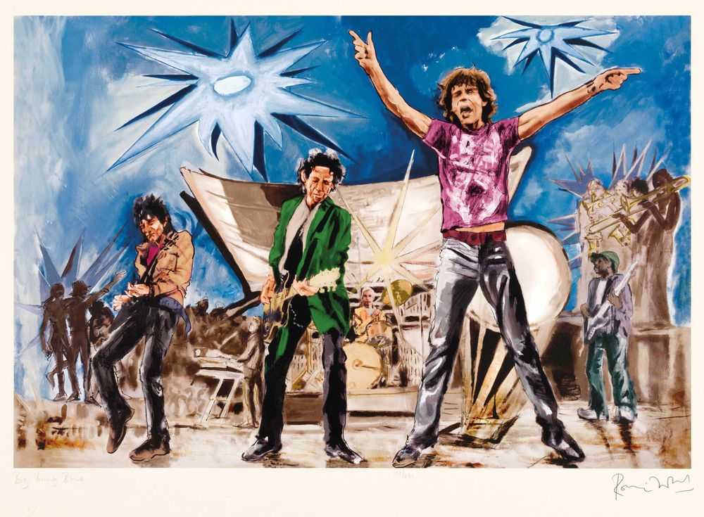 Ronnie Wood, ‘Bigger Bang Blue’, 2006, Print, Fine art print, null, Numbered