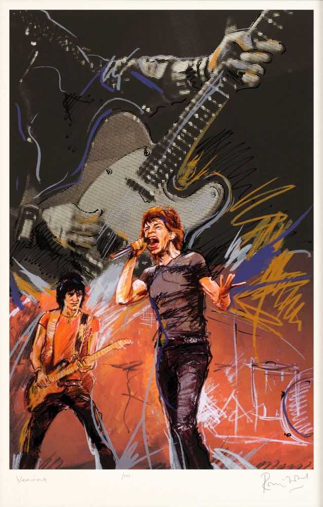 Ronnie Wood, ‘On Stage Suite - Weaving’, 2007, Print, Fine art print, null, Numbered