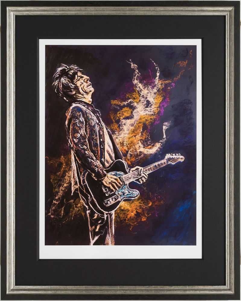 Ronnie Wood, ‘Self Portrait II’, 2017, Print, Fine art print, Self Released, Numbered, Framed