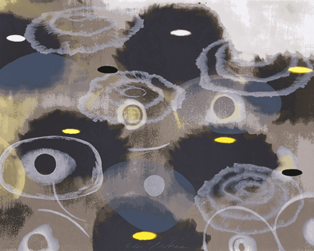 Ross Bleckner, ‘Just Because III’, 1997, Print, 17-color screenprint, null, Numbered