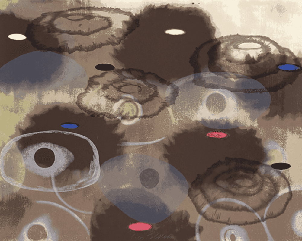 Ross Bleckner, ‘Just Because II’, 1997, Print, 17-color screenprint, null, Numbered