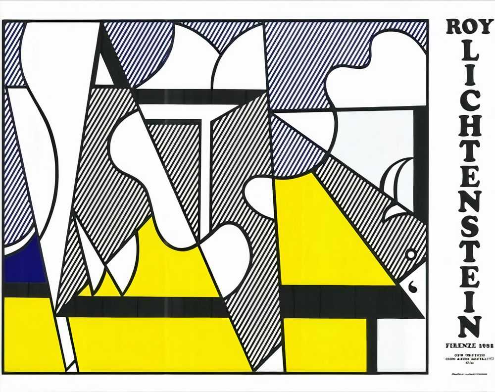 Roy Lichtenstein, ‘Cow Going Abstract Tryptic’, 1974, Print, Collotype, null, Numbered