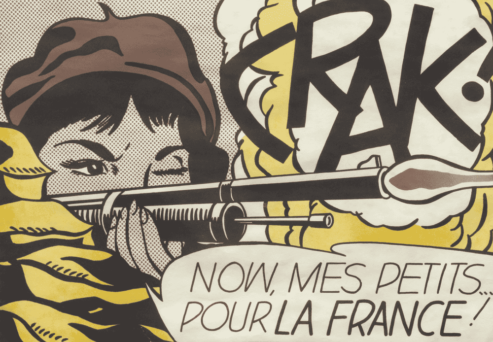Roy Lichtenstein, ‘Crack’, 1964, Print, Coloured lithograph, Leo Castelli, Numbered, Dated