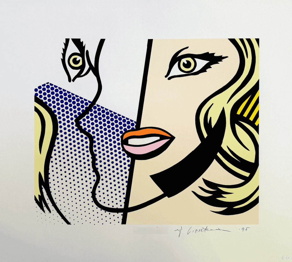 Roy Lichtenstein, ‘Head II’, 1995, Print, Screenprint on Lanaquarelle watercolor paper, null, Numbered, Dated