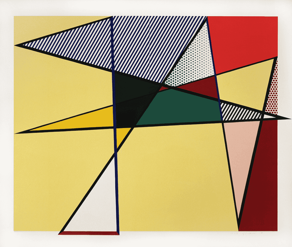 Roy Lichtenstein, ‘Imperfect’, 1988, Print, 15-color woodcut/screenprint/collage, Gemini G.E.L., Numbered