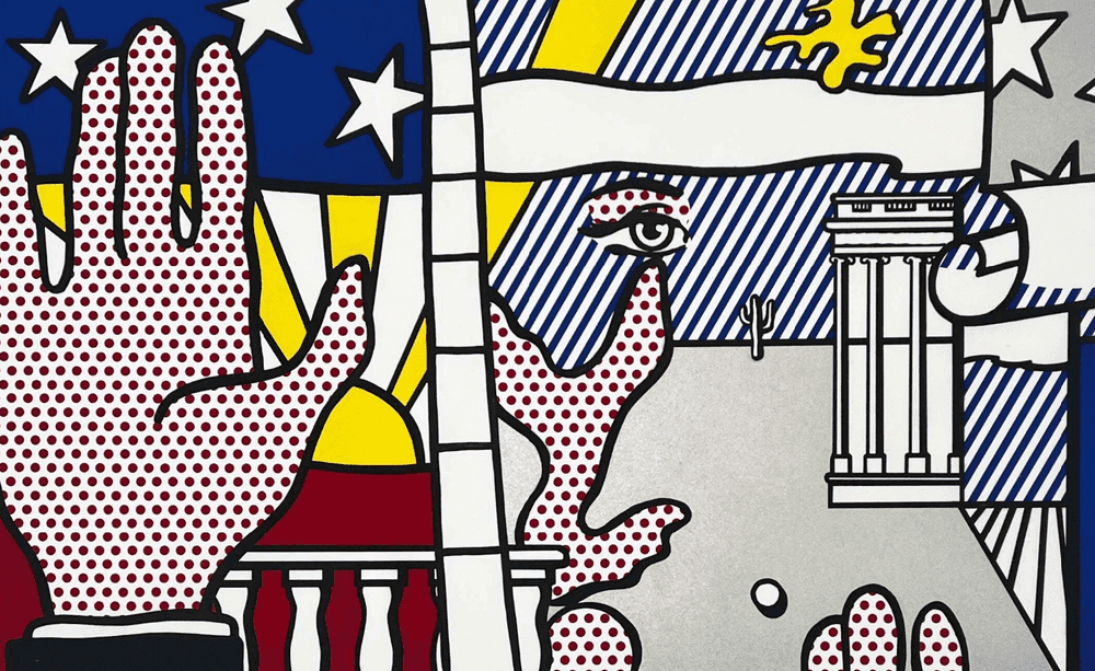 Roy Lichtenstein, ‘Inaugural Print’, 1977, Print, Screenprint on Arches 88 paper, The Democratic National Committee, Numbered