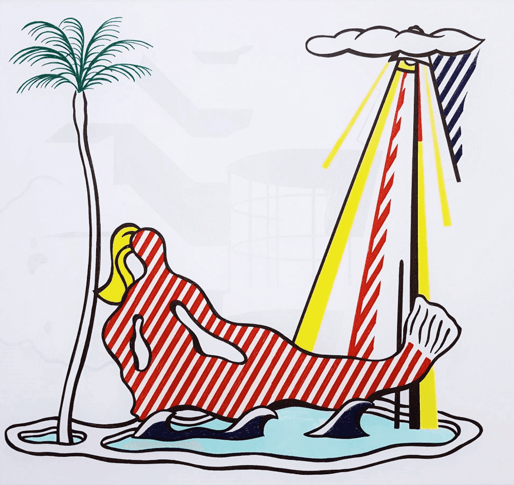 Roy Lichtenstein, ‘Mermaid’, 1978, Print, Lithograph, Gemini G.E.L., Numbered, Dated