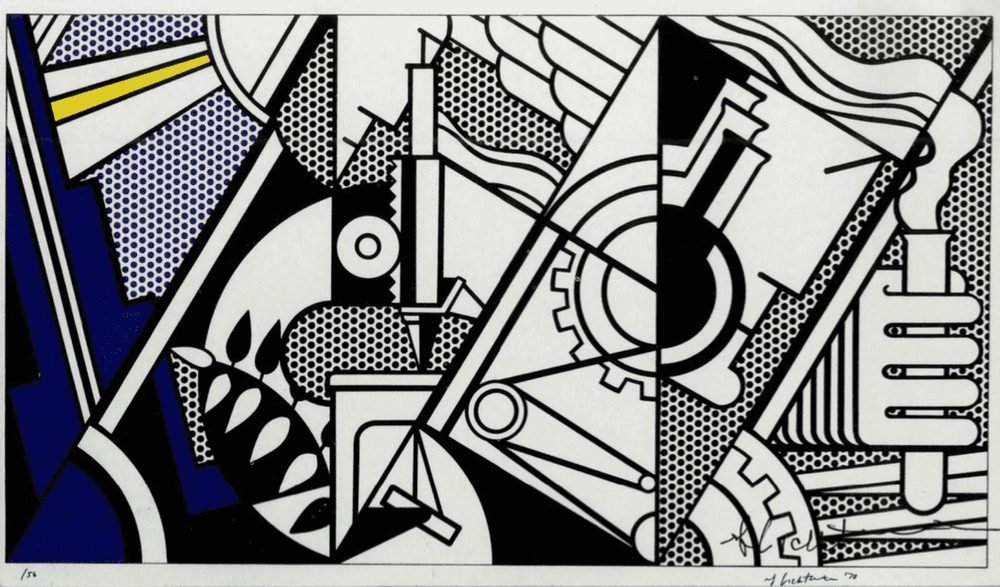Roy Lichtenstein, ‘Peace Through Chemistry’, 1970, Print, Silkscreen on card stock, null, Numbered, Dated