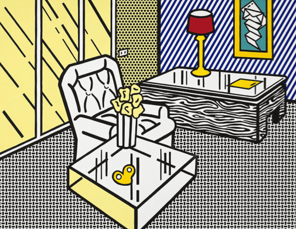 Roy Lichtenstein, ‘The Den’, 1991, Print, 7-color woodcut and screenprint, Gemini G.E.L., Numbered, Dated
