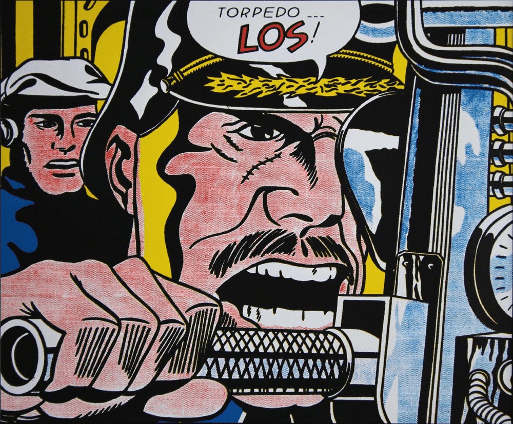 Roy Lichtenstein, ‘Torpedo Los’, 1987, Print, Glossy color offset lithograph, null, Numbered