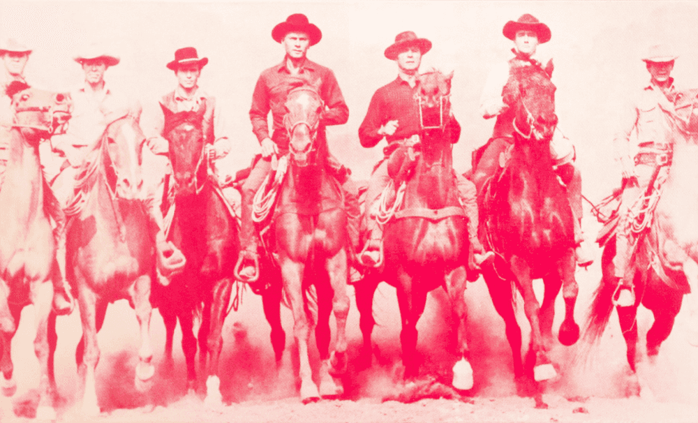 Russell Young, ‘Magnificent Seven’, 2007, Print, Screen Print on canvas, null, 