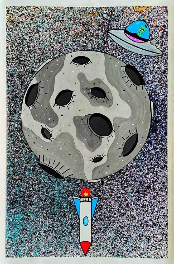 Ryan Rustand (Coach Rusty), ‘Lost Ball In Space’, 2024, Print, Paper Print on Epson Premium Luster, Self Released, Numbered