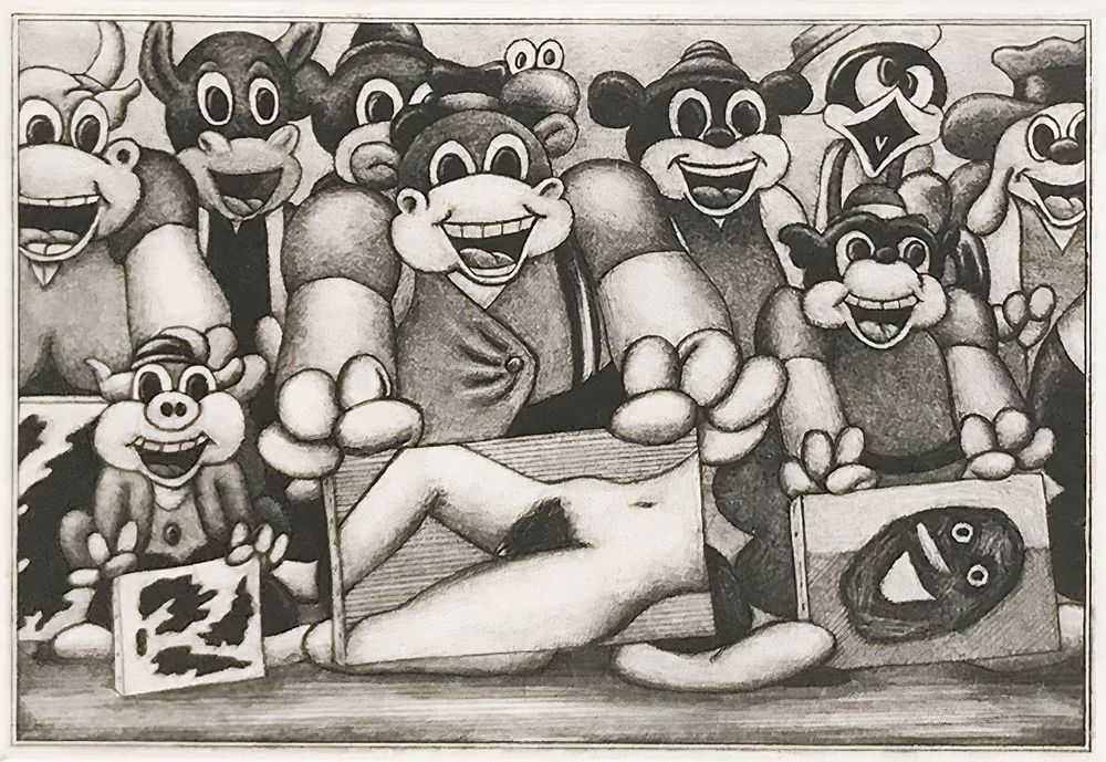 Ryan Travis Christian, ‘S.N.G.A.’, 21-10-2019, Print, Mezzotint, Self-released, Numbered