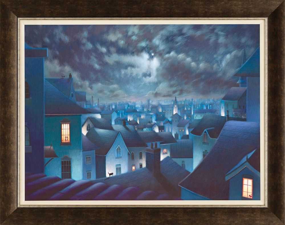 Ryder, ‘Midnight Moon’, 2016, Print, Canvas on board, Castle Fine Art, Numbered, Framed