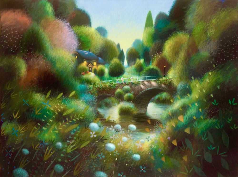 Ryder, ‘Pooh Sticks’, 2015, Print, Canvas on board, Castle Fine Art, Numbered, Framed