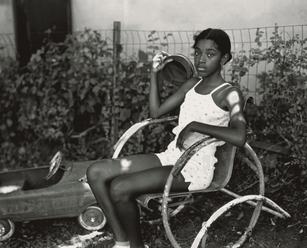Sally Mann, ‘Olivia in the Chair (At Twelve)’, 1985, Print, Silver gelatin print, null, Numbered, Dated