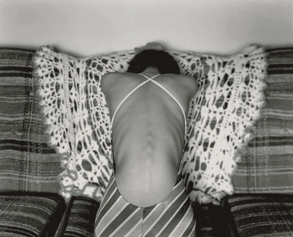 Sally Mann, ‘Rhonda and Angel Wings (At Twelve)’, 1985, Print, Silver gelatin print, null, Numbered, Dated