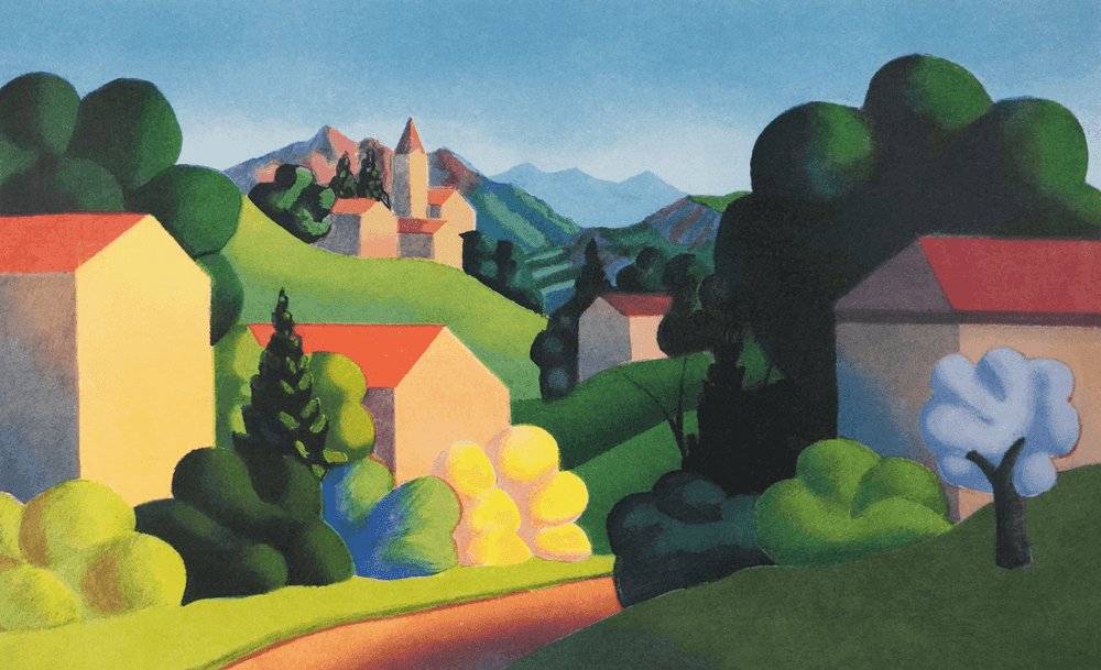 Salvo, ‘Primavera (Spring)’, 1990, Print, Aquatint etching on Hahnemühle paper, Tiperti -  Rimini, 
