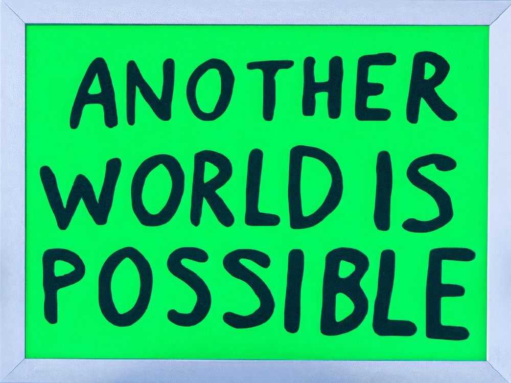 Sam Durant, ‘ANOTHER WORLD IS POSSIBLE’, 2020, Sculpture, Electric sign, Case Studyo, Numbered