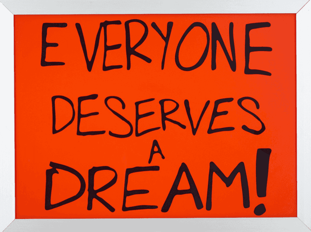 Sam Durant, ‘Everyone deserves a dream!’, 2017, Sculpture, Light box screen printed on translucent film, Case Studyo, Numbered