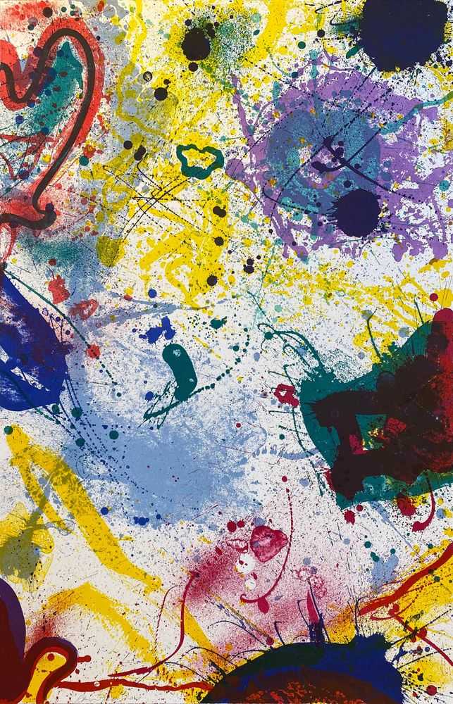 Sam Francis, ‘Untitled (SF-345)’, 1991, Print, Lithograph in colors on Waterleaf paper, null, Numbered